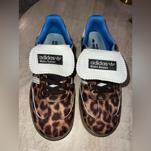 NEW Adidas Wales Bonner x Samba Leopard Pony Sneaker Shoes Men’s 11 Women 12 1/2 - Picture 10 of 11